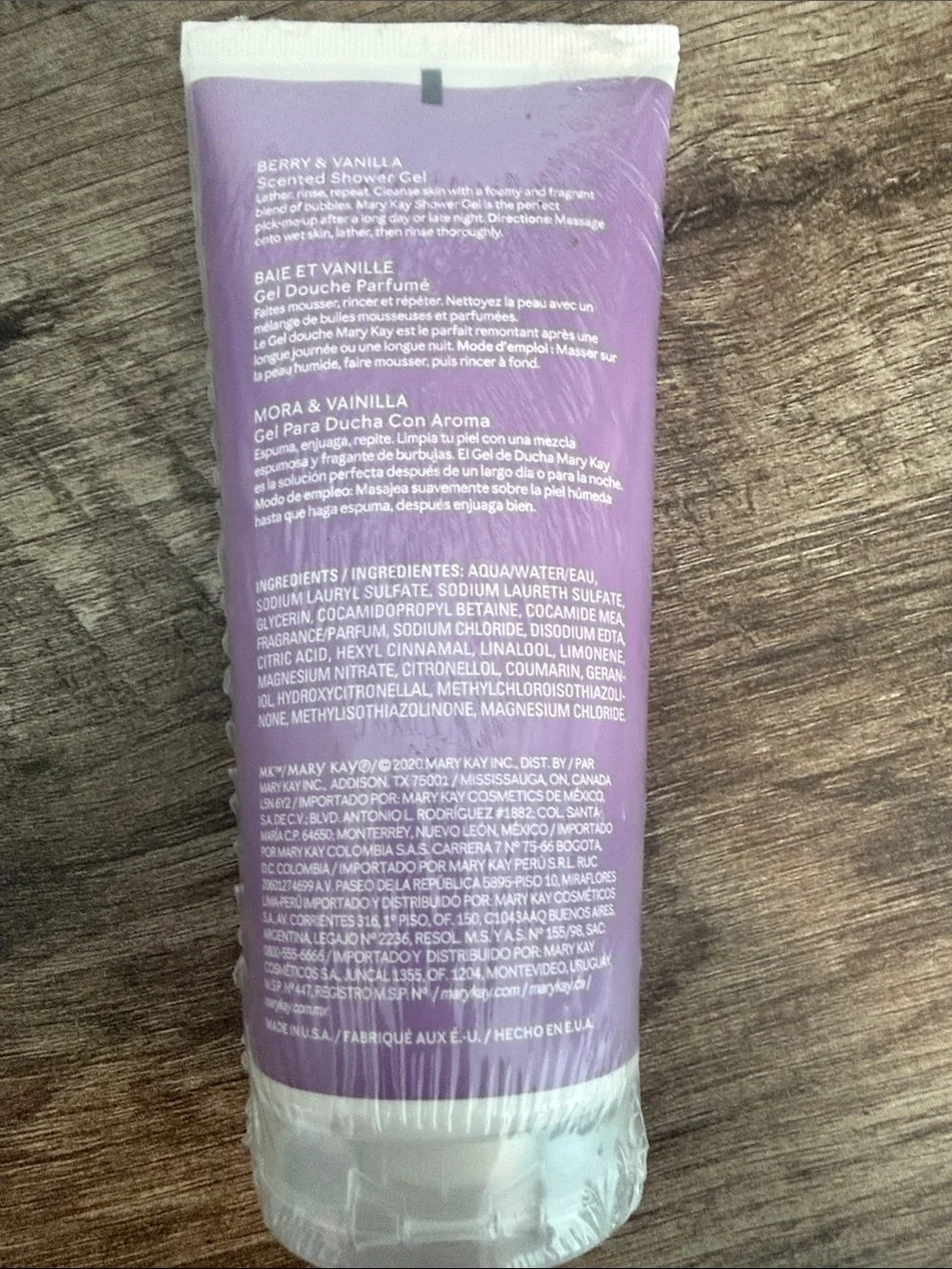 Mary Kay Berry & Vanilla Set of Body Lotion & Shower Gel